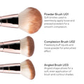 Pro Dual Angled + Spoolie Brush - Rebranded UVe Beauty 