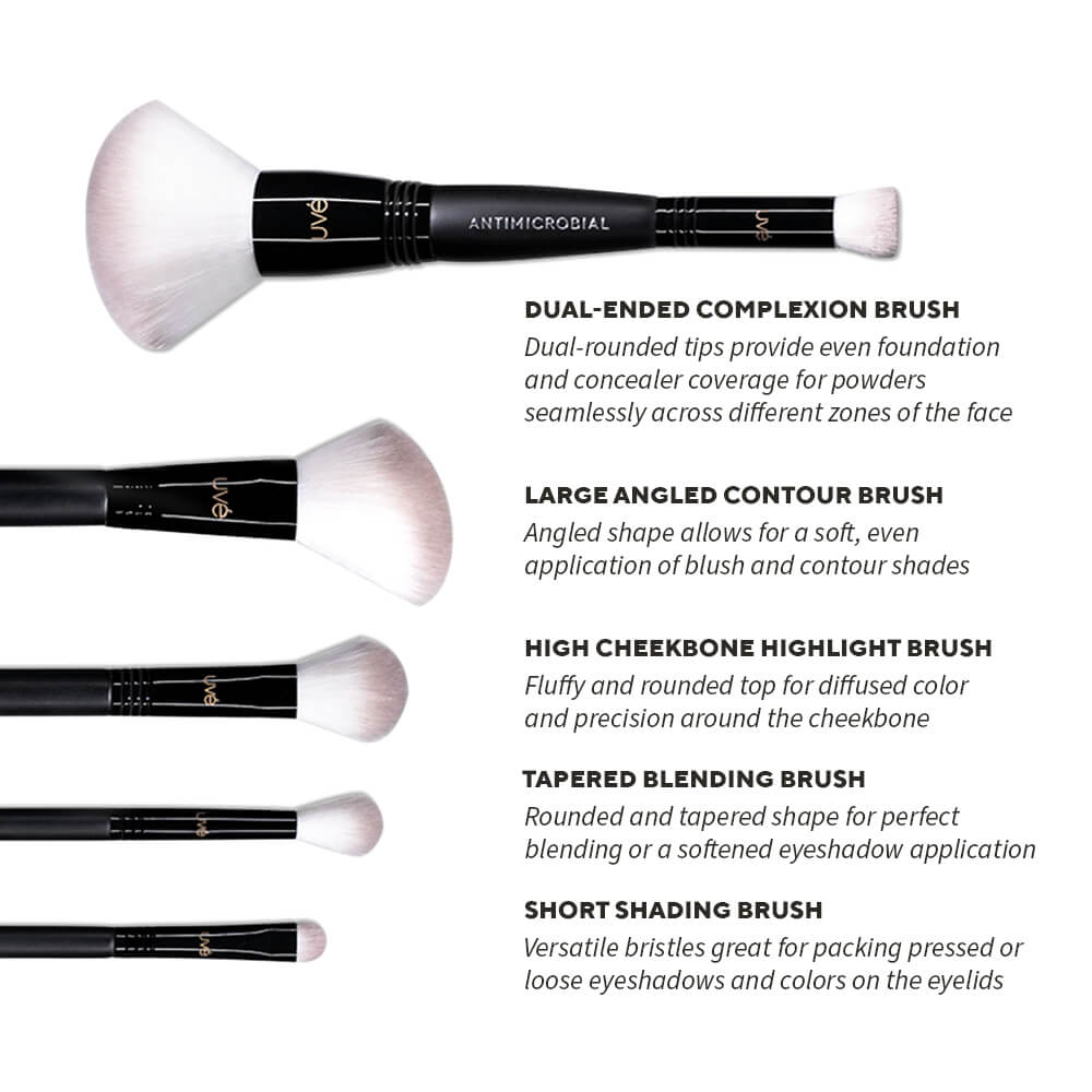 Essentials Antimicrobial Brush Set (5)
