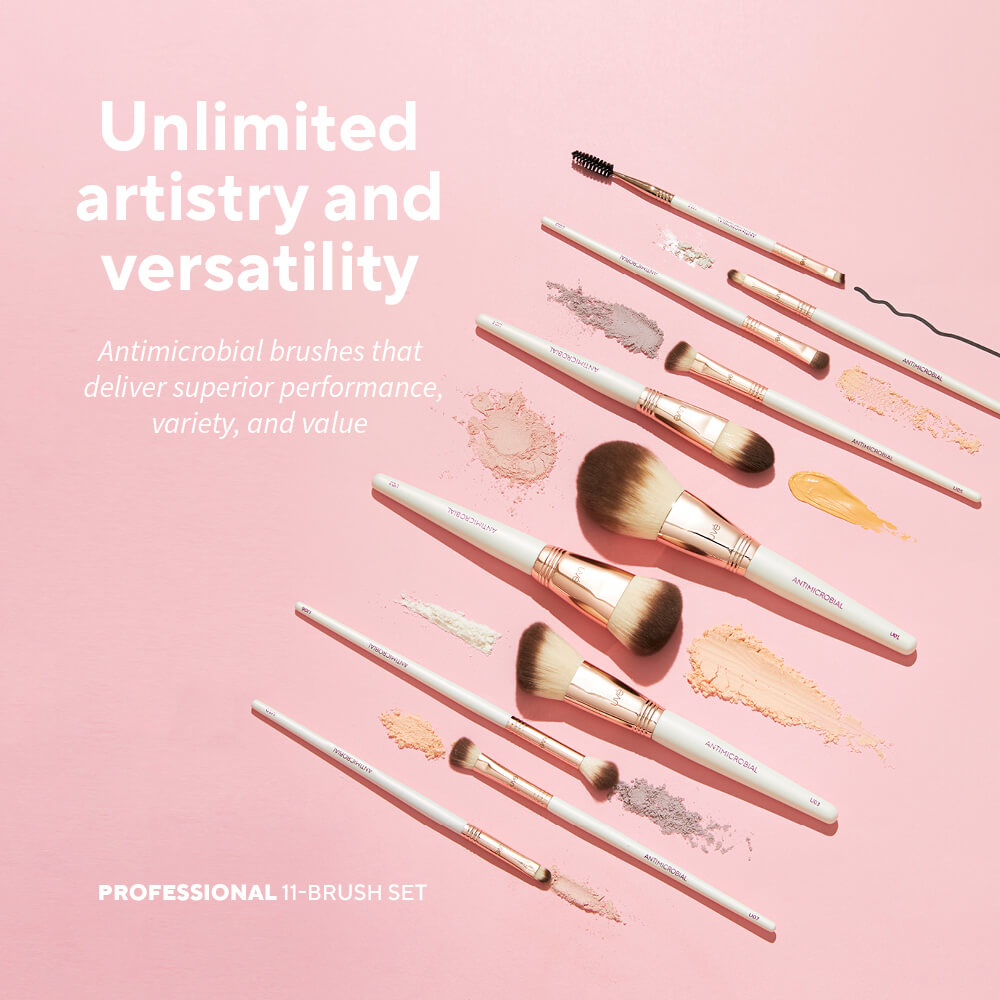 Professional Antimicrobial Brush Set  (11+)