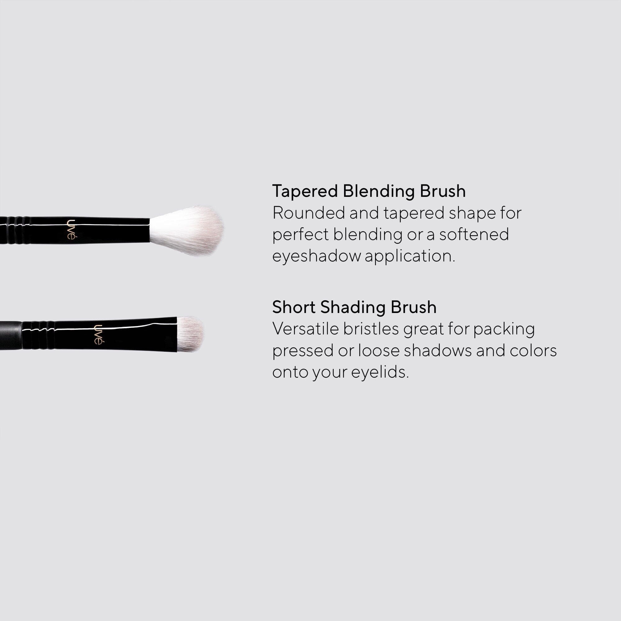 Essentials Set Makeup Brush UVé Beauty 